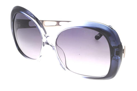 Roberto Cavalli Sunglasses Magnolia shaded transparent aqua / brown pink RC 523S 77Z