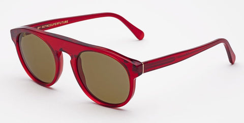 RetroSuperFuture Sunglasses Racer Ruby Red 51